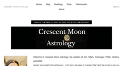 Desktop Screenshot of crescentmoonastrology.com